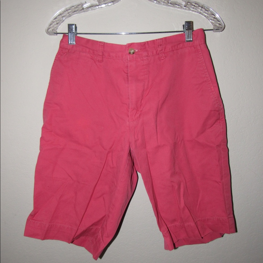 Polo Shorts in Cranberry